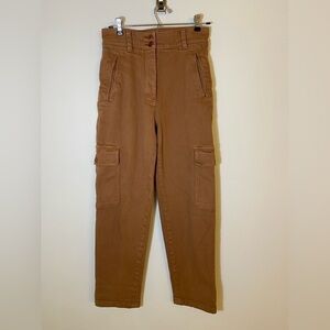 Wilfred Free Modern Cargo Utility Pant High waisted Women’s Sz 6 Chestnut Brown